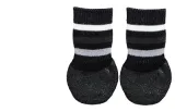 TRIXIE Anti-slip Hondensokken met Rubberlaag - Zwart - S-M - set van 2