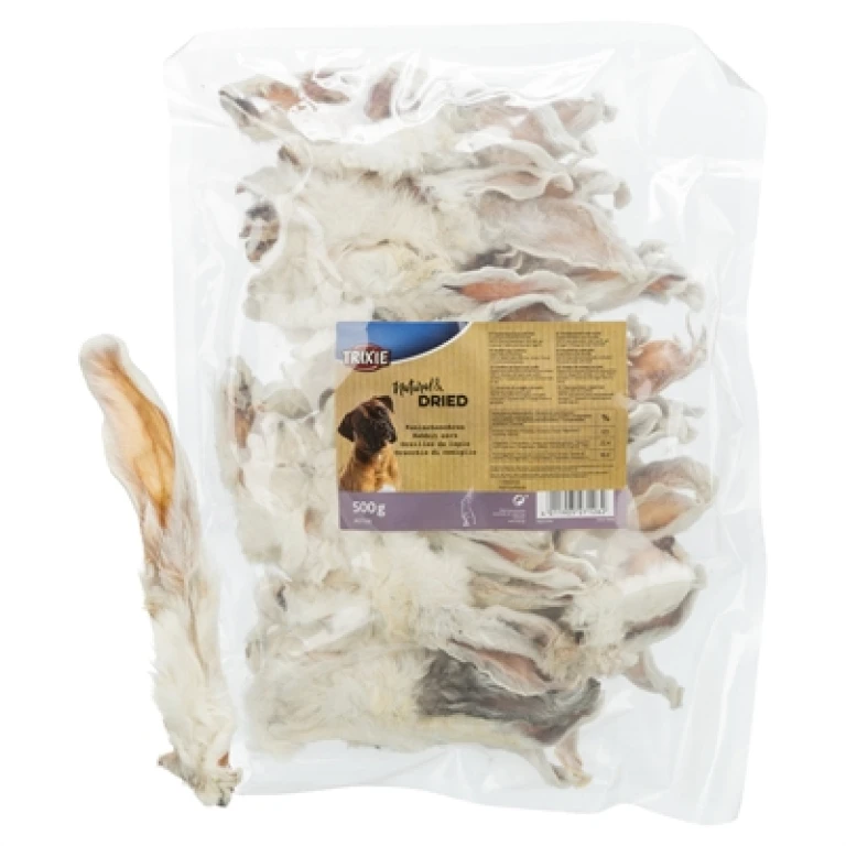 Trixie Konijnenoren met Vacht Hondensnacks - 500 gram