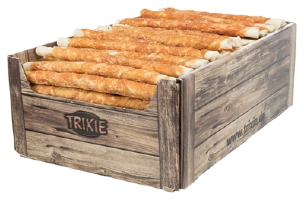 Hondensnack Kip Kauwrol 17 cm - set van 100