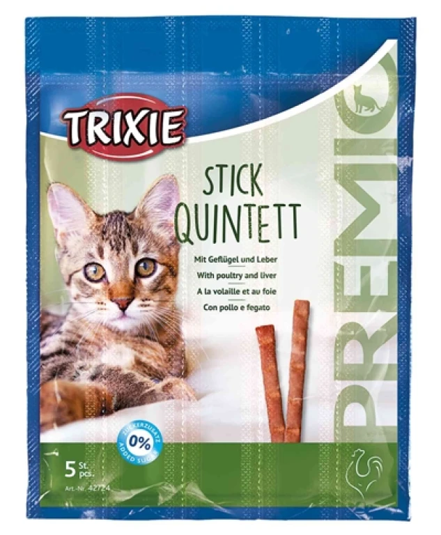 Kat Snacks Gevogelte & Lever - Set van 5 sticks