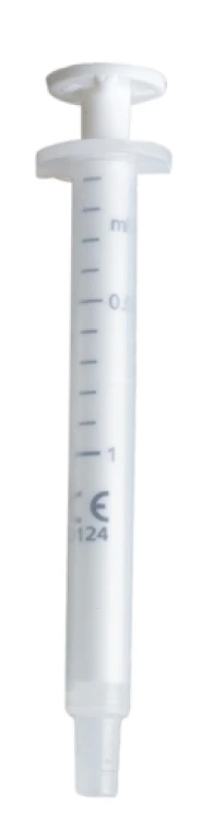 Voederspuit voor konijnen en knaagdieren 1 ml - 1 stuk