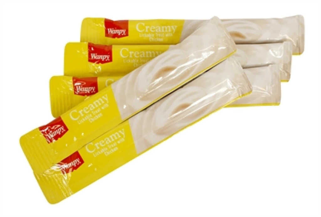 Kattenbakjes Vloeibare Snacks Kip - Set van 5 stuks