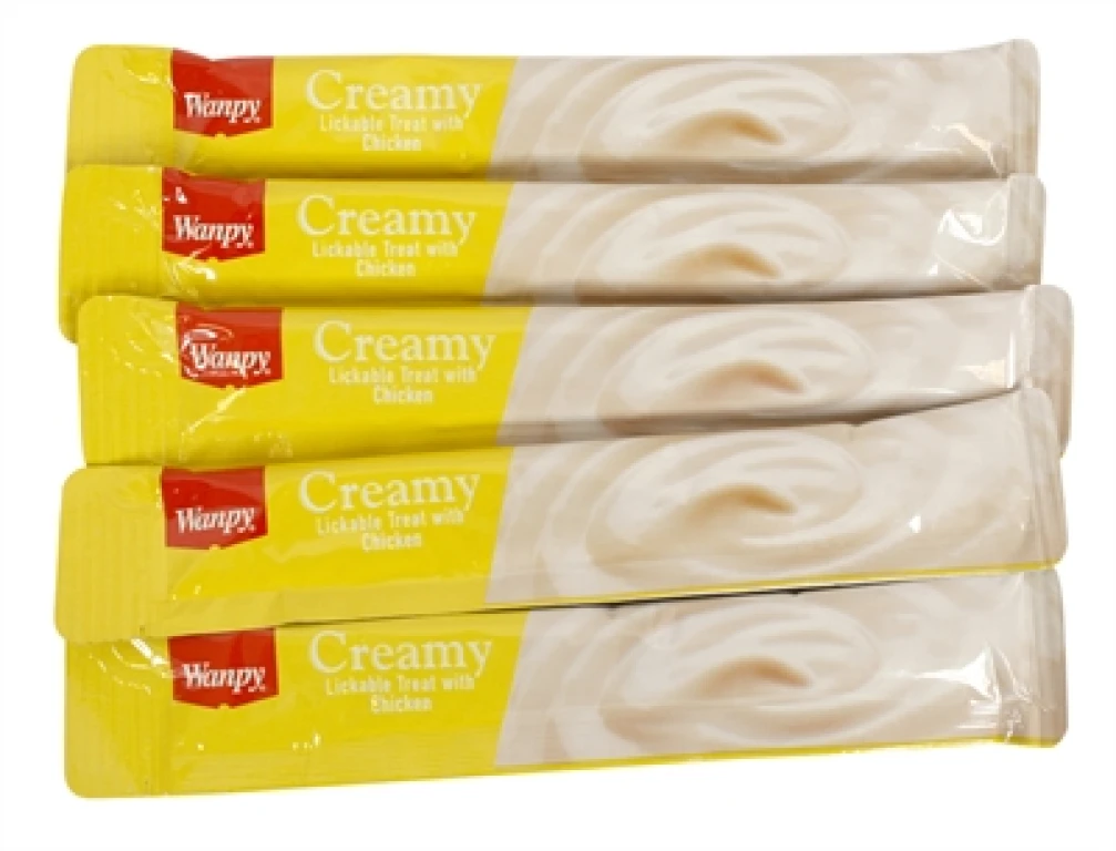 Kattenbakjes Vloeibare Snacks Kip - Set van 5 stuks