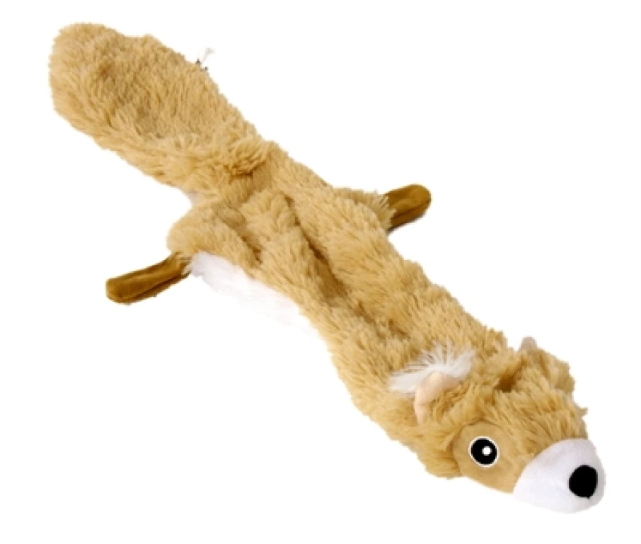 Pluche Hondenspeelgoed Eekhoorn Bruin 57 cm - 1 stuk