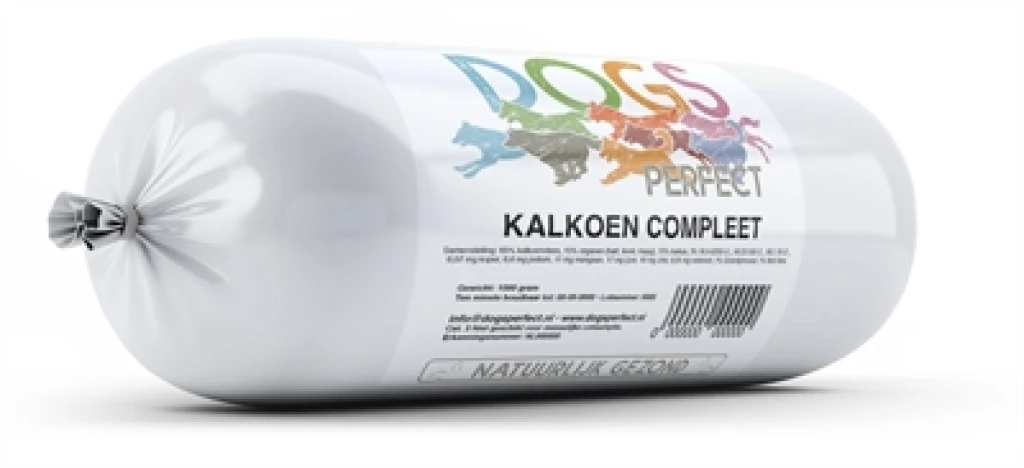 Hond Natvoer Kalkoen Compleet 1 kg