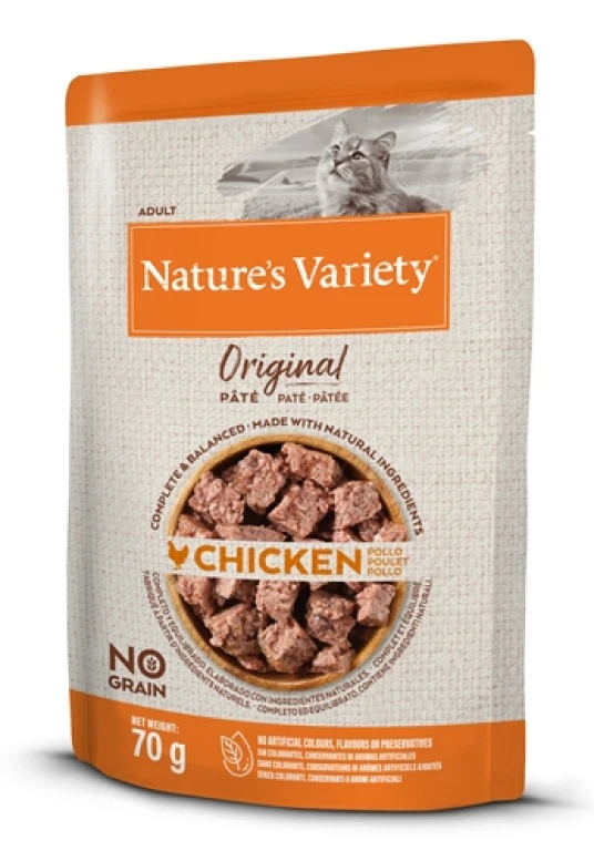 Kat Snacks Kip - set van 12 pouches
