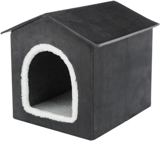 TRIXIE HONDENMAND / KATTENMAND HUIS LIVIA GRIJS / WIT