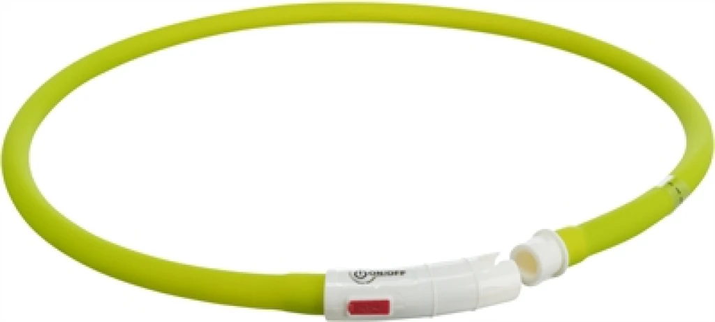 TRIXIE lichtgevende hondenhalsband USB oplaadbaar - groen - 1 stuk