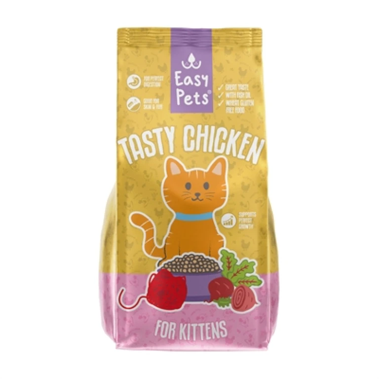 EASYPETS Tasty Chicken Kitten Kattenbrokken - 1 stuk (1,5 kg)