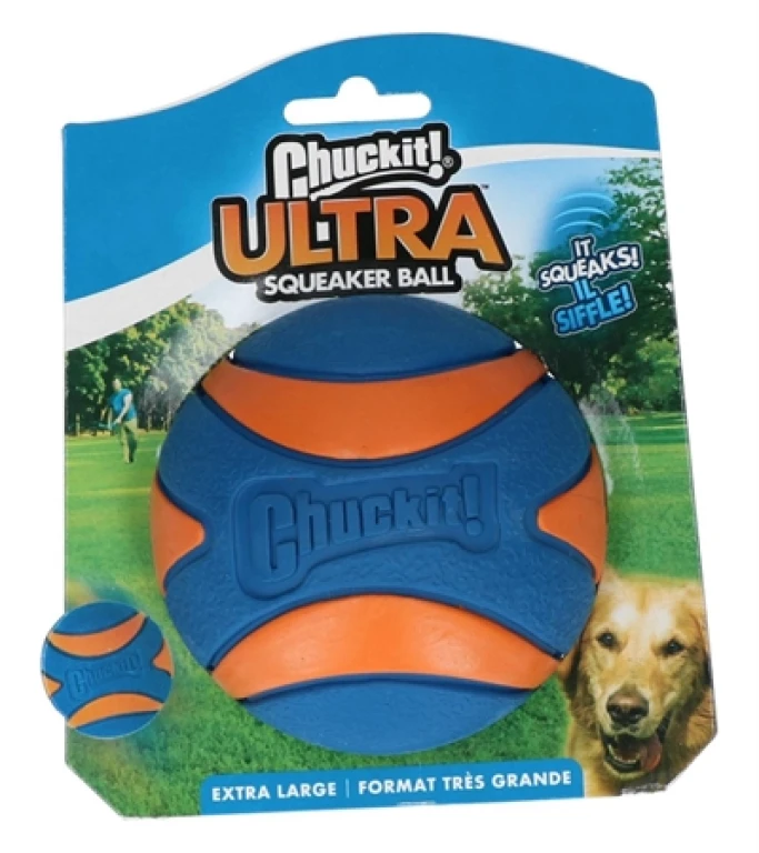Chuckit Ultra Squeaker Speelbal XL - 8 cm - 1 stuk
