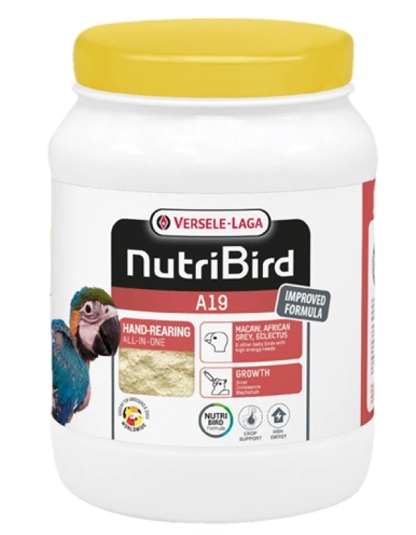 Nutribird A19 Papegaai Handopfokvoer 800 gr
