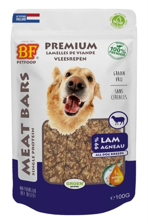 BF Petfood Vleessnacks Lam Alle Levensfasen 100 gr