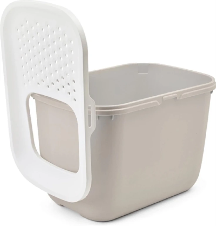 Savic Kattenbak Hop In Wit/Mokka 58,5x39x39,5 cm
