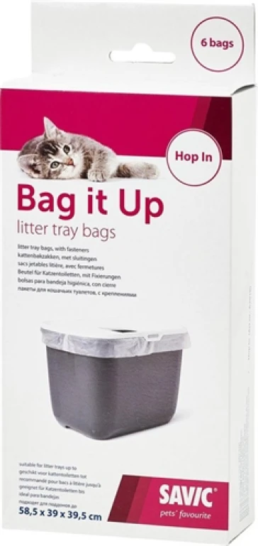 Savic Kattenbakzakken Bag It Up voor Hop In, set van 6