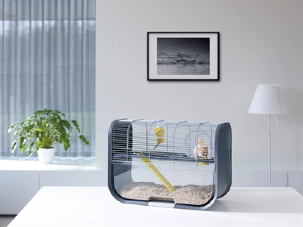 Hamsterkooi Antraciet / Zilver