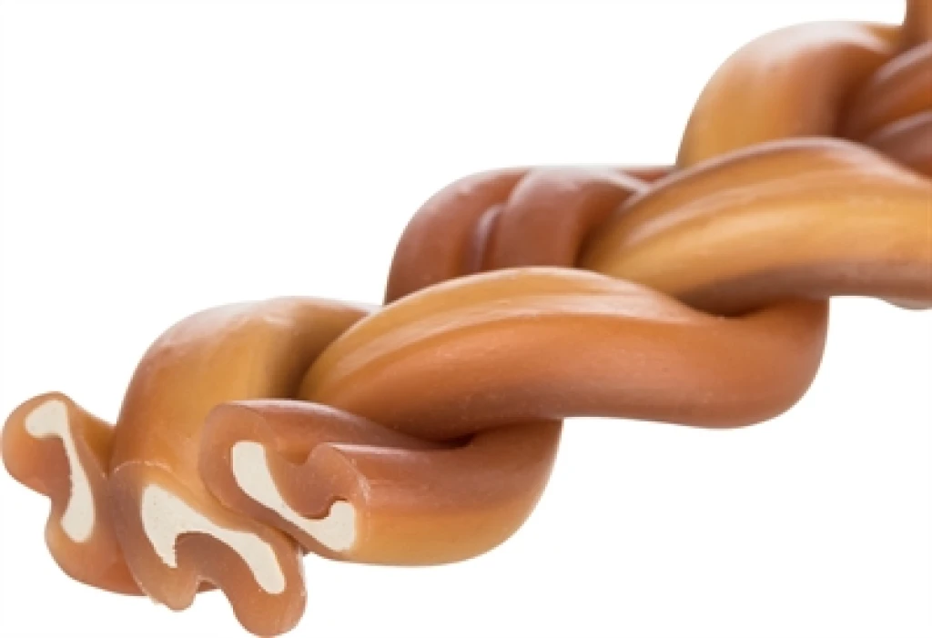 Hondensnack Kauwvlecht Kip en Bullepees 15 cm - set van 50 stuk