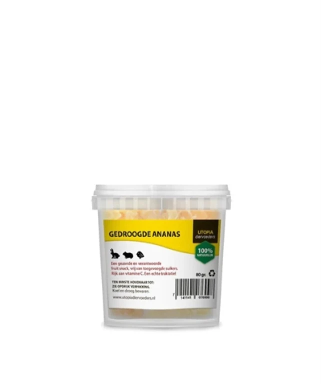 Knaagdier Snack Ananas 80 gr