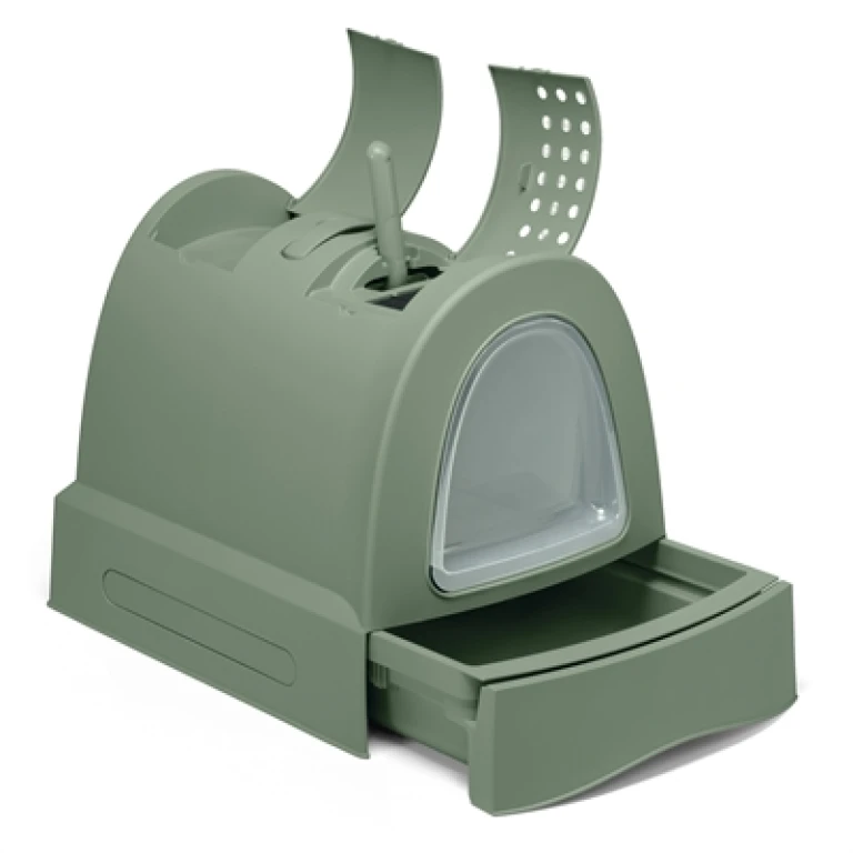 IMAC Kattenbak Zuma 2nd Life Groen 56x40x42,5 cm