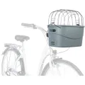 Hond fiets mand kunststof grijs 42x30x39 cm 1 stuk