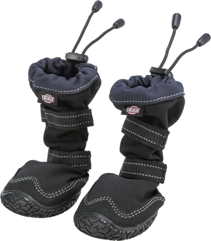 TRIXIE Pootbescherming Walker Active Long Zwart - Maat M-L - Set van 2