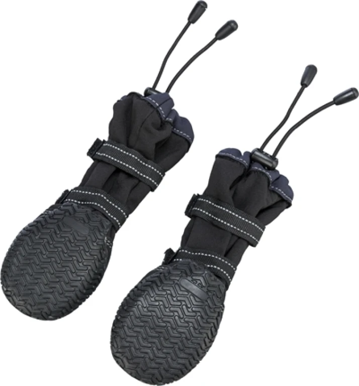 TRIXIE Pootbescherming Walker Active Long Zwart - Maat L-XL - Set van 2