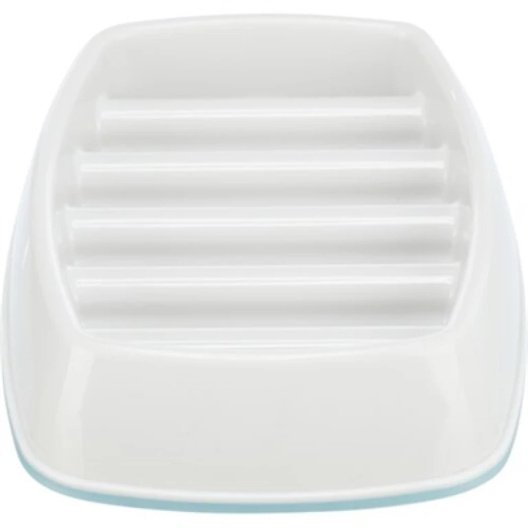 TRIXIE Slowfeeding Voerbak voor Katten - Grijs - 1 stuk