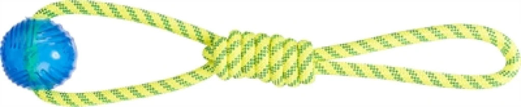 Hondentouwtje Geel/Groen 40 cm - 1 stuk