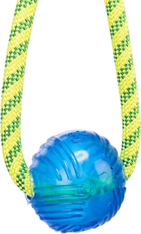 Hondentouwtje Geel/Groen 40 cm - 1 stuk