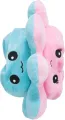 TRIXIE OCTOPUS OMKEERBAAR PLUCHE GRIJS / GEEL