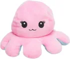 TRIXIE OCTOPUS OMKEERBAAR PLUCHE GRIJS / GEEL
