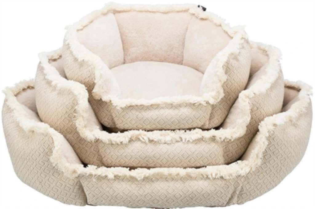 TRIXIE Hondenmand Boho Hoekig Beige 65x65 cm - 1 stuk
