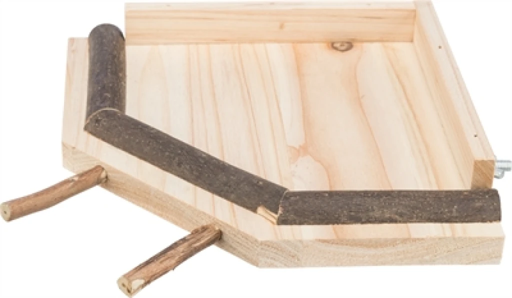 TRIXIE Landingsplaats met Zitstokken Hout Naturel - 1 stuk