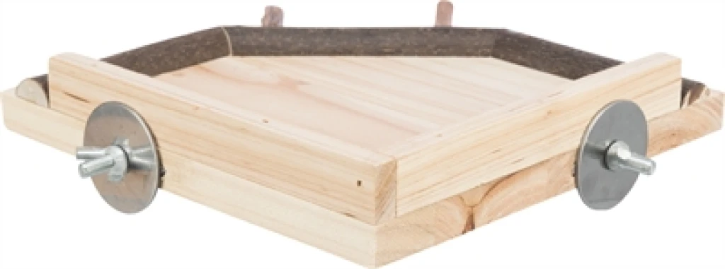 TRIXIE Landingsplaats met Zitstokken Hout Naturel - 1 stuk