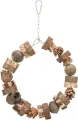 TRIXIE Ringschommel Hout & Dennenappels Naturel - 1 stuk