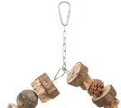 TRIXIE RINGSCHOMMEL HOUT / DENNENAPPELS NATUREL