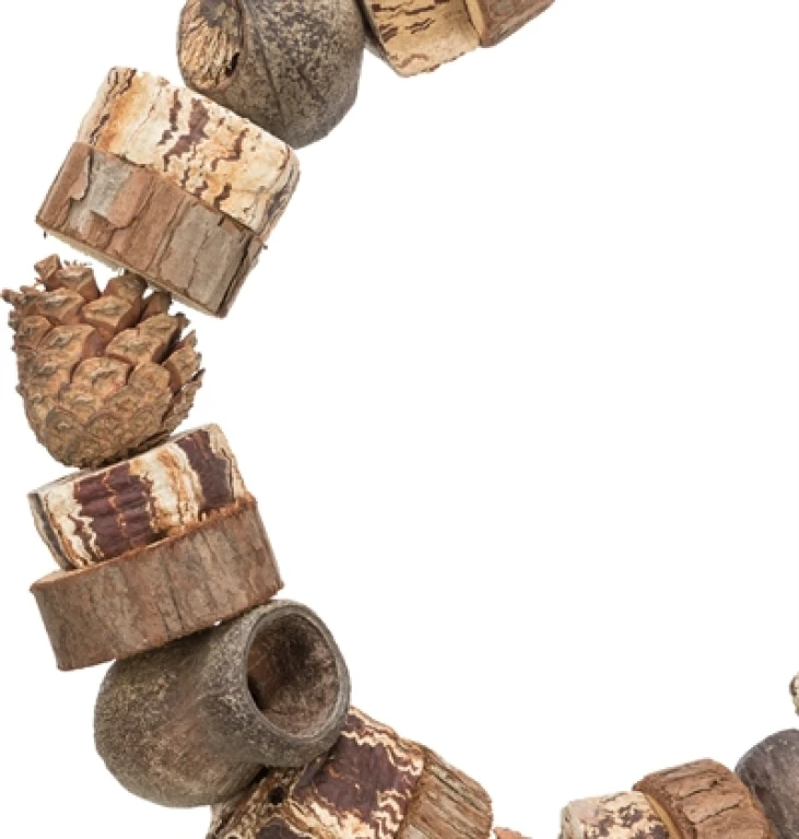 TRIXIE Ringschommel Hout & Dennenappels Naturel - 1 stuk