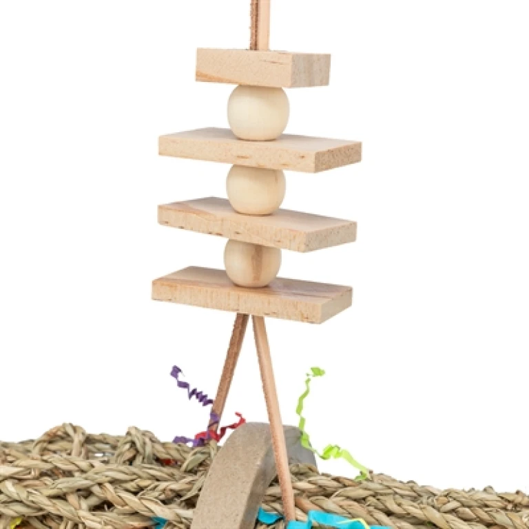 TRIXIE Zeegras Speelgoed voor Vogels - 1 stuk - 55 cm