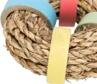 TRIXIE ZEEGRAS RING MET PAPIEREN RINGEN NATUREL