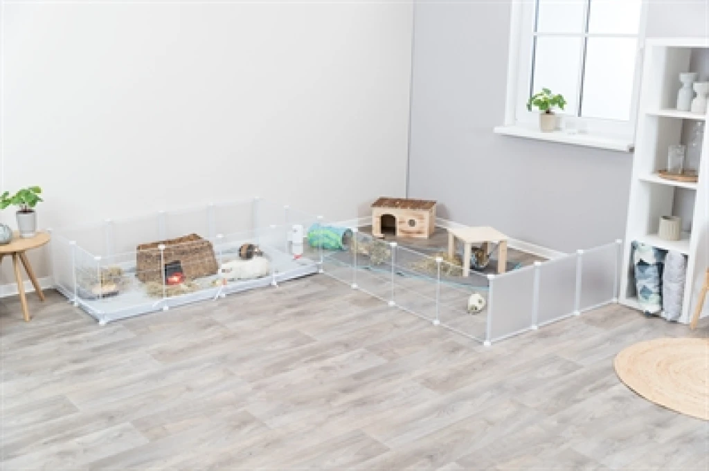 Trixie Indoorren voor Knaagdieren - Wit - 140 x 70 x 35 cm - 1 stuk