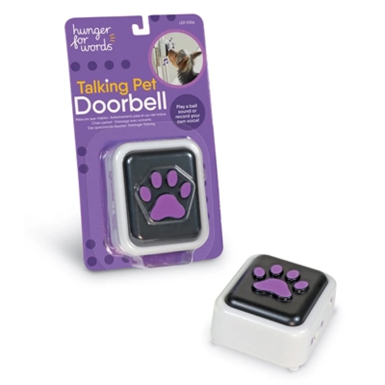 Hunger For Words Talking Pet Doorbell - Pratende Deurbel voor Hond - 1 stuk