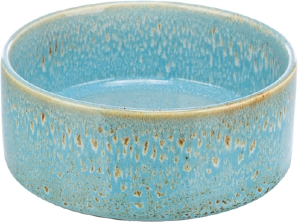 TRIXIE Voer- en drinkbak Keramiek Blauw - 1 stuk