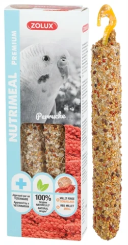 ZOLUX NUTRIMEAL STICK PARKIET RODE GIERST