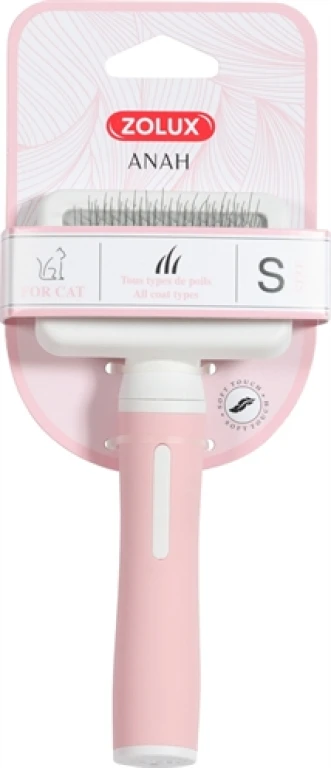Slickerborstel Roze/Wit Small 16,5 cm - 1 stuk