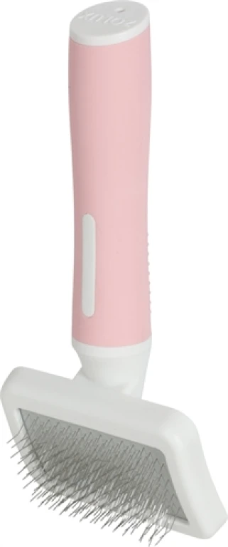 Slickerborstel Roze/Wit Small 16,5 cm - 1 stuk