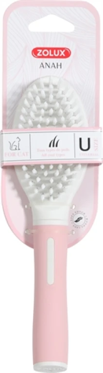 Slickerborstel Roze/Wit - 1 stuk