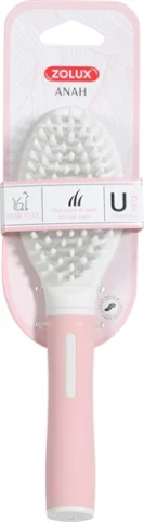 ZOLUX ANAH BORSTEL ZACHT ROZE / WIT