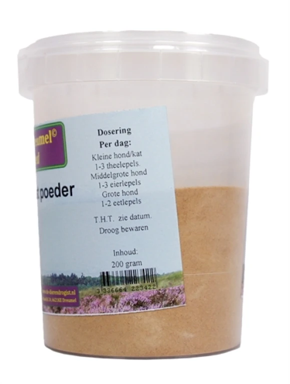 Hond Voedingssupplement Biergist Poeder 200 gr