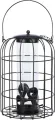 TRIXIE Voerdispenser voor Vogels met Gaasbescherming - Zwart - 1 stuk