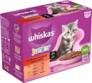 WHISKAS MULTIPACK POUCH JUNIOR CLASSIC SELECTIE VLEES IN SAUS