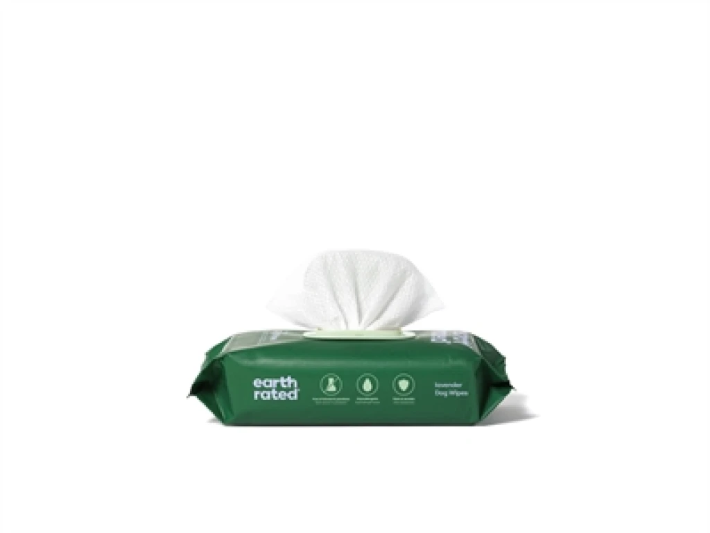 Earth Rated Reinigingsdoekjes voor Hond Lavendel - 1 stuk (100 stuks)